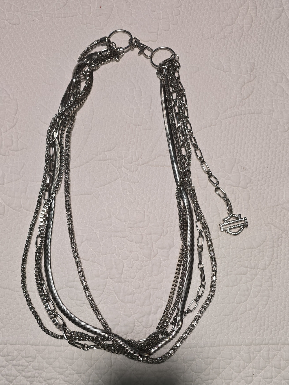Multi-Chain Silver Tone Harley-Davidson, Women’s Belt